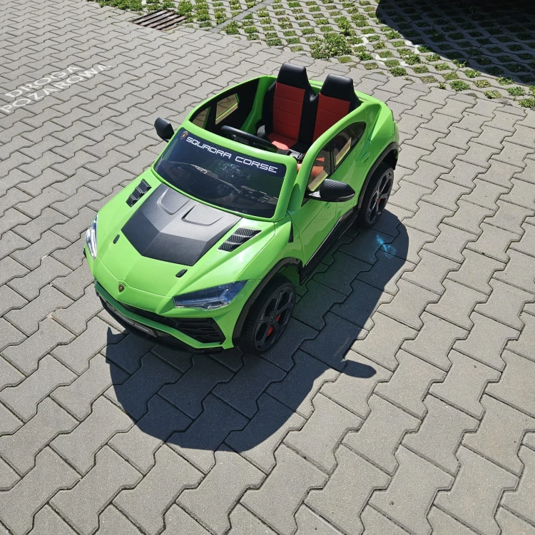 Auto Elektryczne Lamborghini Urus dla Dzieci 12V – Koła EVA, Pilot, LED, USB, Funkcja Bujania