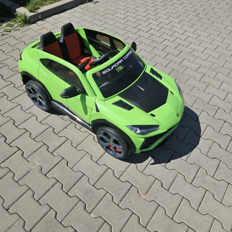 Auto Elektryczne Lamborghini Urus dla Dzieci 12V – Koła EVA, Pilot, LED, USB, Funkcja Bujania