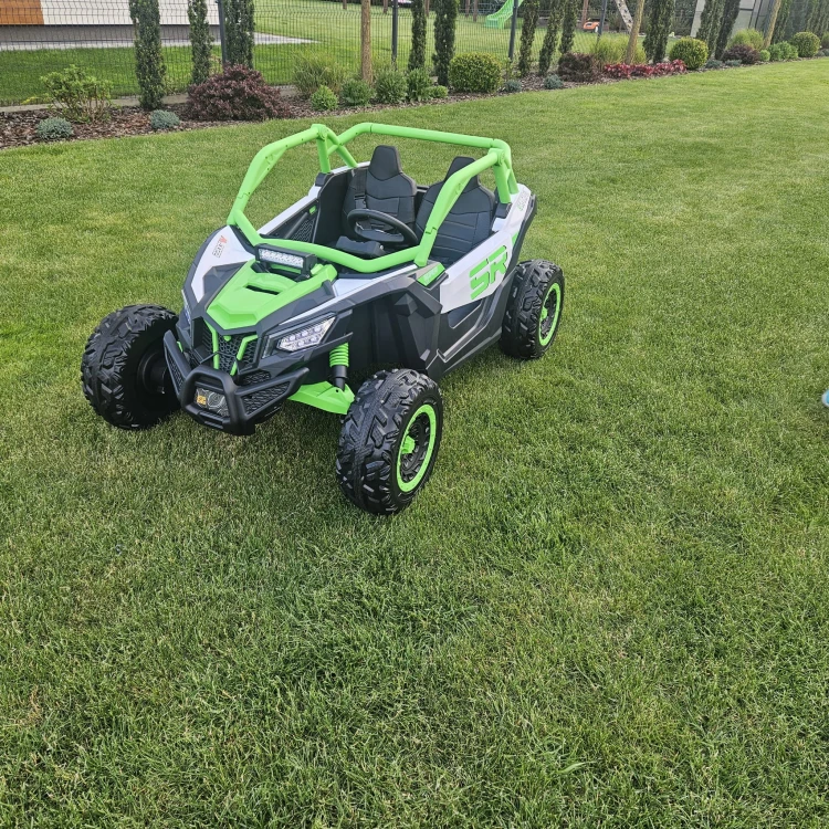 Duży Elektryczny Buggy dla dzieci 24v 4x4 zielony