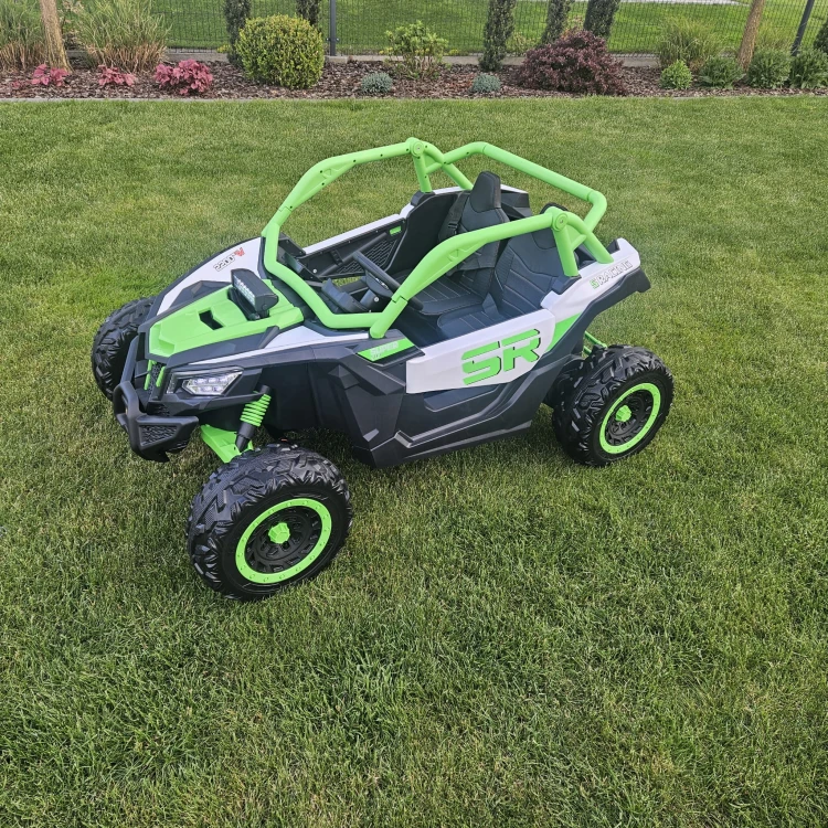 Duży Elektryczny Buggy dla dzieci 24v 4x4 zielony