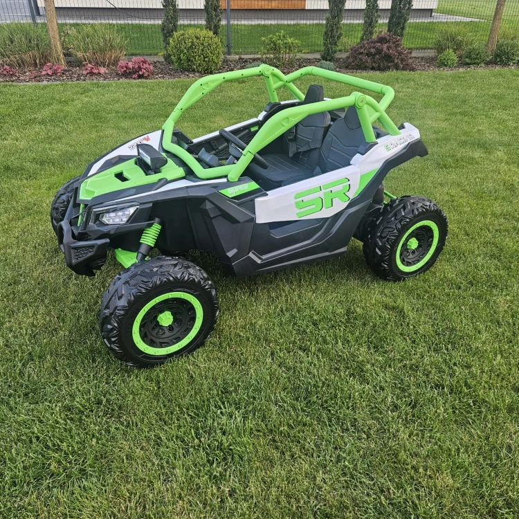 Duży Elektryczny Buggy dla dzieci 24v 4x4 zielony