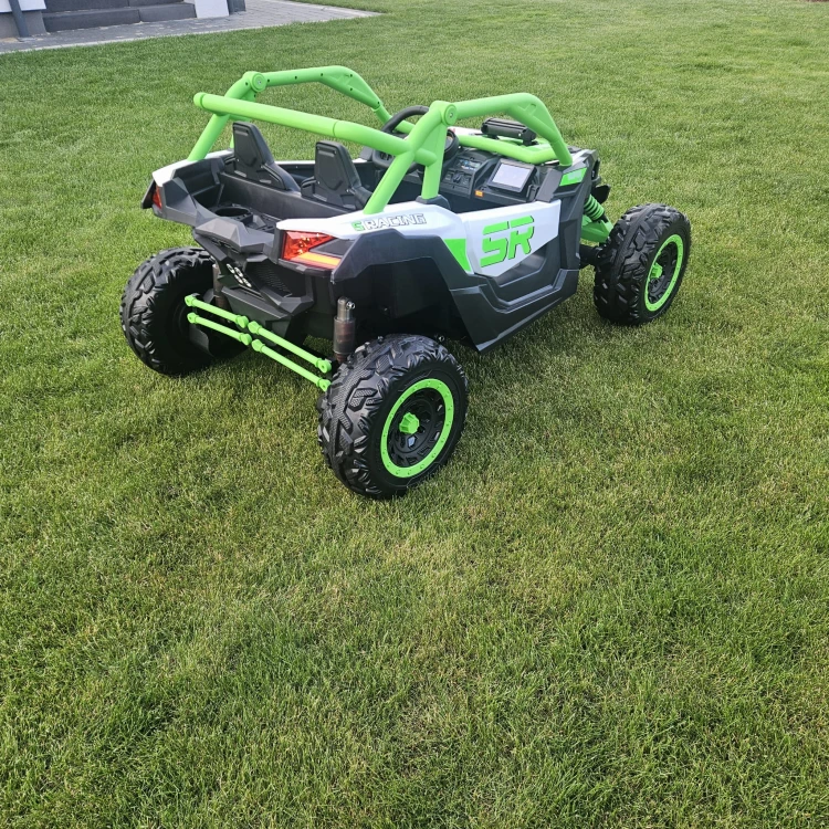 Duży Elektryczny Buggy dla dzieci 24v 4x4 zielony
