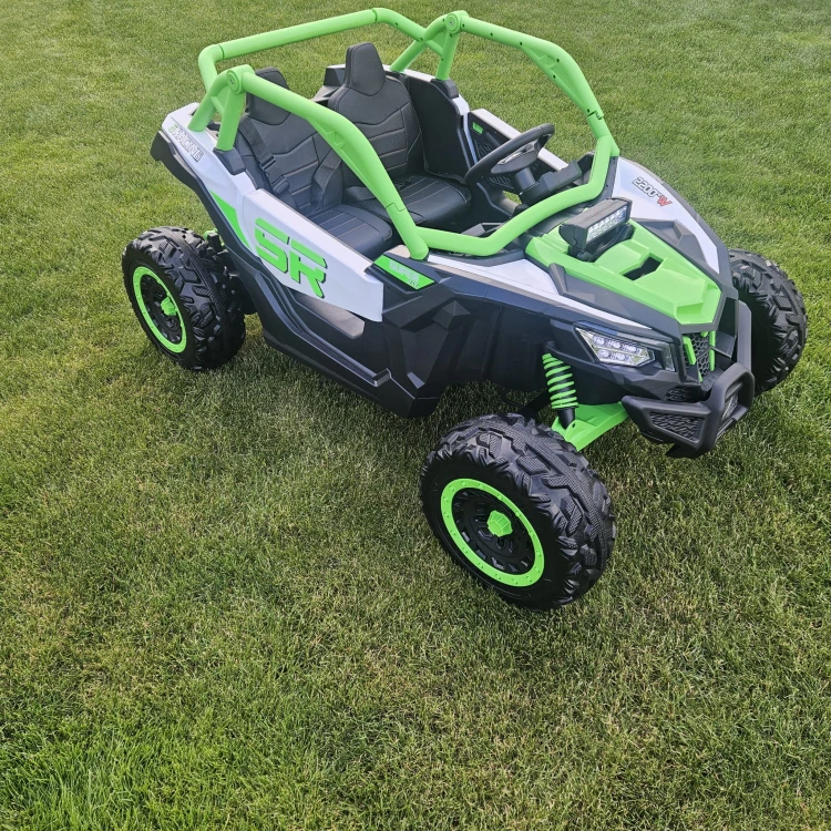 Duży Elektryczny Buggy dla dzieci 24v 4x4 zielony