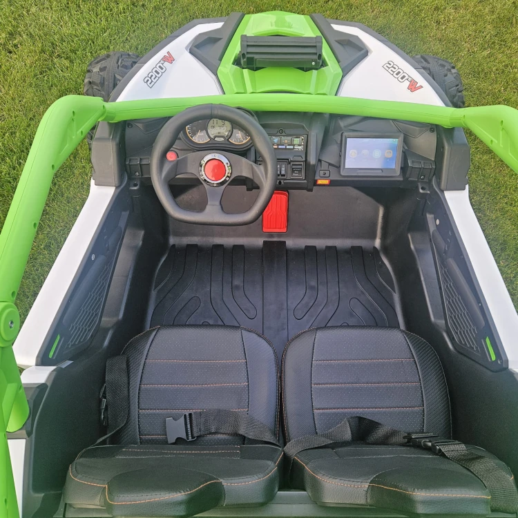 Duży Elektryczny Buggy dla dzieci 24v 4x4 zielony
