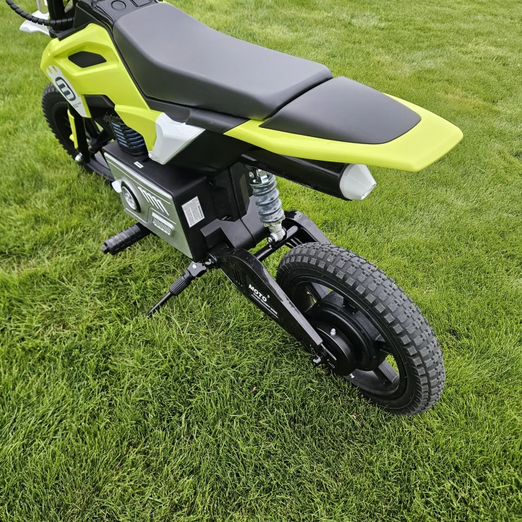 Motor Elektryczny dla Dzieci 24V Cross Enduro  Pompowane Koła  Licznik KM  Miękkie Siedzenie