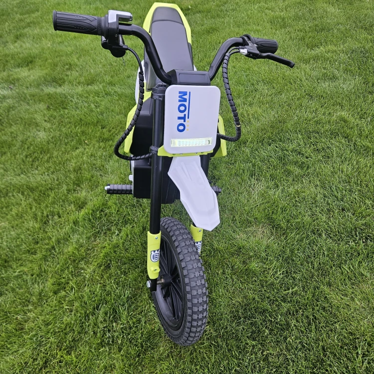 Motor Elektryczny dla Dzieci 24V Cross Enduro  Pompowane Koła  Licznik KM  Miękkie Siedzenie