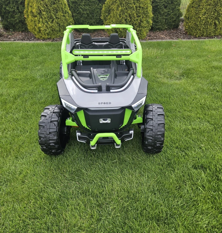 Duży SUV UTV 24V 4x4 Dla Dzieci Pilot 2.4G Bluetooth LED Skóra