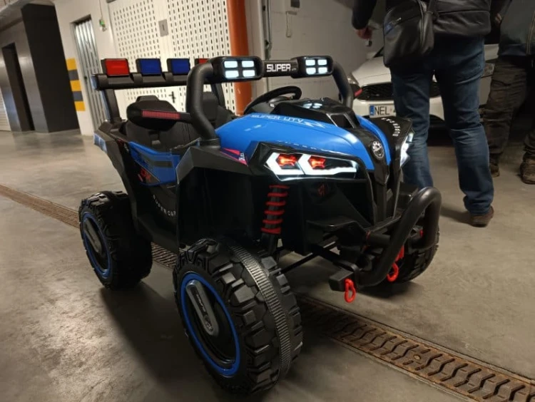 Buggy 4x4 XXL dla Dzieci 12V | Pilot | EVA | LED | USB | Bluetooth