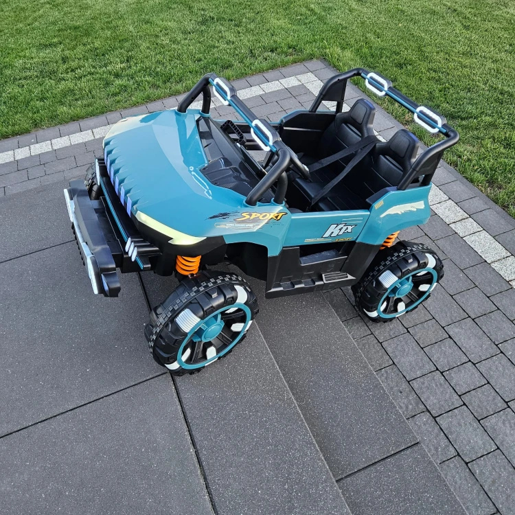 Auto Elektryczne Off-Road 24V 4x4 XXL dla Dzieci – 2 Osoby, Koła EVA, Pilot 2.4G, Amortyzacja