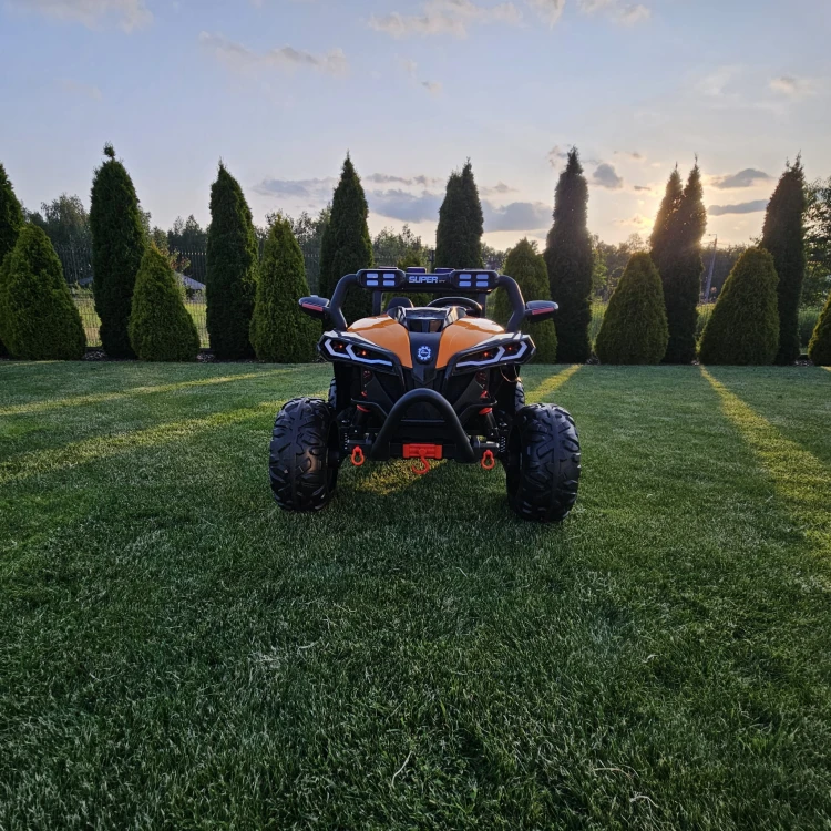 Buggy 4x4 XXL dla Dzieci 12V | Pilot | EVA | LED | USB | Bluetooth