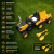 Traktor Elektryczny  12V z Przyczepą – Bluetooth, MP3, Skórzane Siedzenie